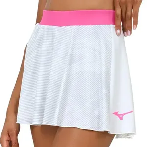 Saia de Tennis Feminina Mizuno Charge Printed Flying P Branco