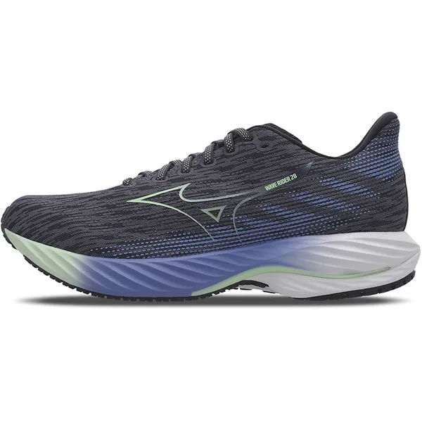 Tênis de Corrida Masculino Mizuno Wave Rider 28 46 Azul