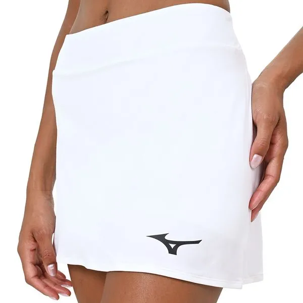 Saia de Tennis Feminina Mizuno Flex M Branco