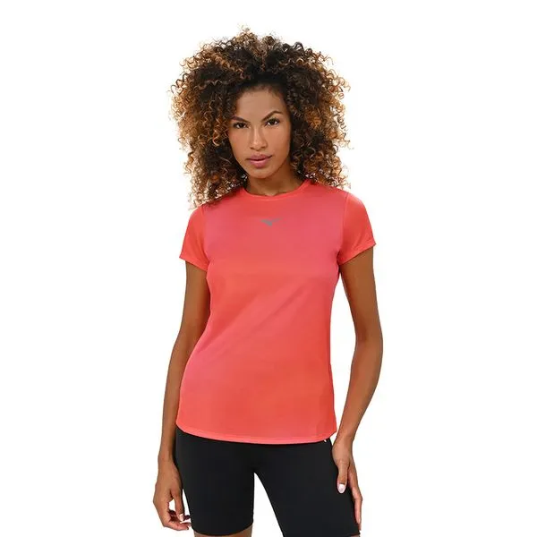 Camiseta de Treino Feminina Mizuno Impulse Core Graphic P Laranja