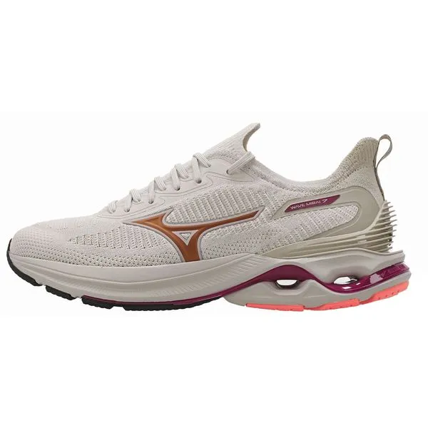 Tênis de Corrida Mizuno Wave Mirai 7 40 Bege