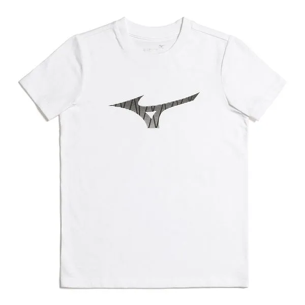 Camiseta Infantil Mizuno Cotton Jr 10 Branco