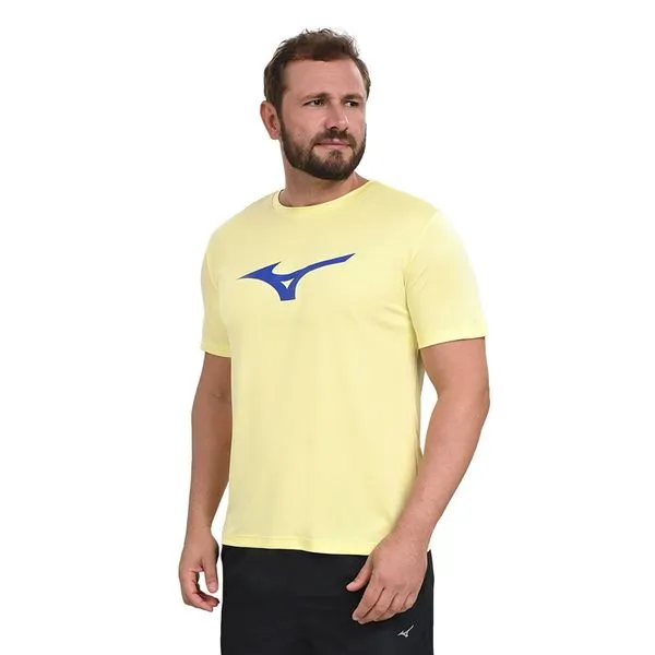 Camiseta de Treino Masculina Mizuno Run Spark EG Amarelo