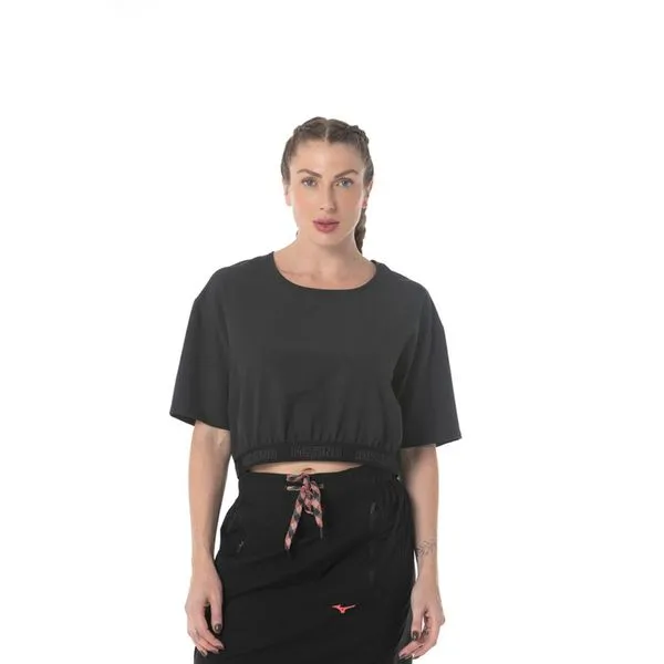 Cropped Casual Feminina Mizuno Street G Preto