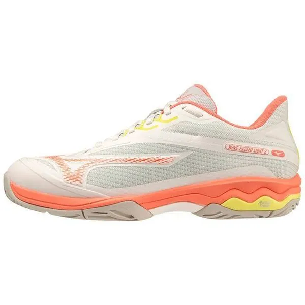 Tênis de Tennis Unissex Mizuno Exceed Light 2 All Court 40 Branco