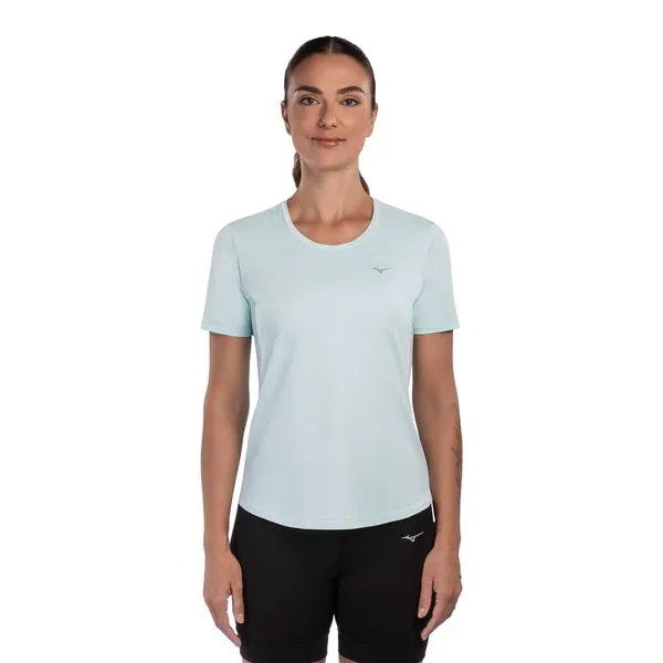 Camiseta de Corrida Feminina Mizuno Pro Uv G Azul