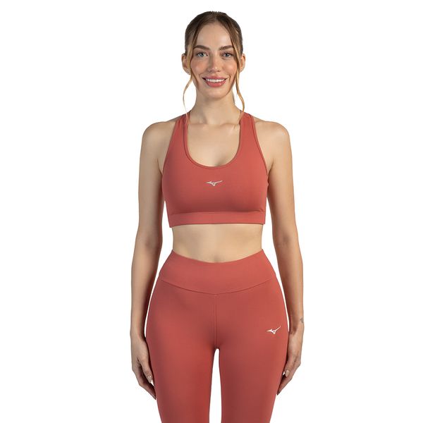 Top de Treino Mizuno Essence Feminino M Vermelho