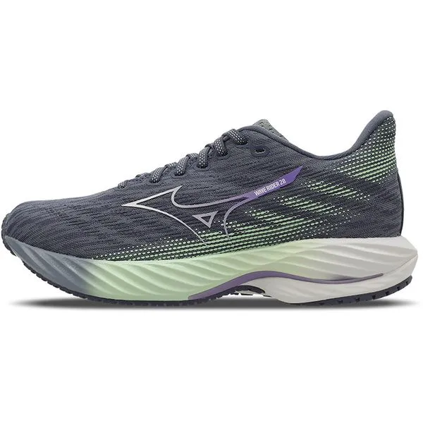 Tênis de Corrida Feminino Mizuno Wave Rider 28 35 Cinza