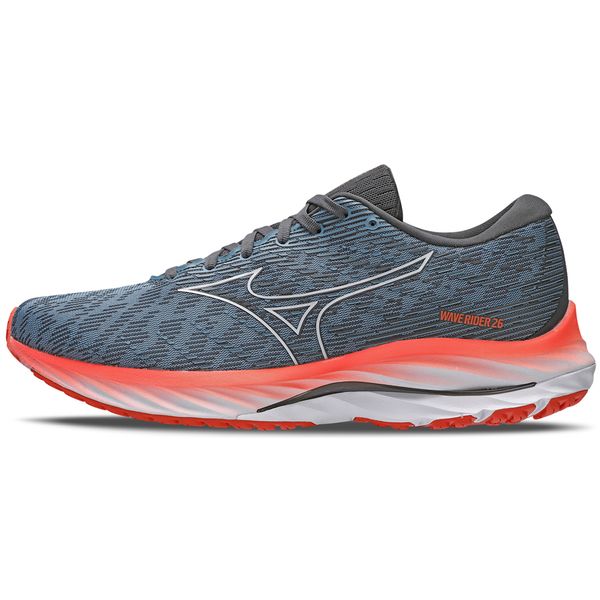 Tênis de Corrida Masculino Mizuno Wave Rider 26 40 Azul