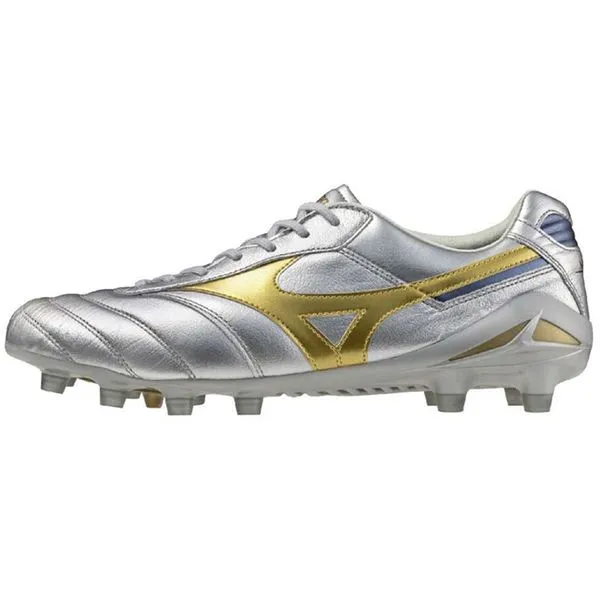 Chuteira de Campo Mizuno Morelia DNA Japan 42 Prata