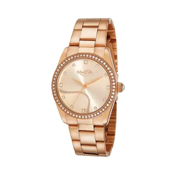 Relógio Feminino KondZilla Cristais Rosé