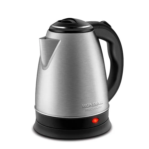 Chaleira Elétrica Pratic Mondial Preto/Inox 1200W CE-06 220V
