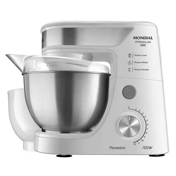 Batedeira Planetária Premium Inox Mondial – BP-02P-W-TI 220V