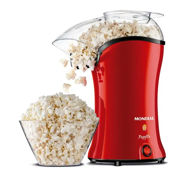 Pipoqueira Popflix Mondial Vermelho 1200W  - PP-03 110V