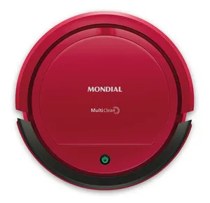 Robô Aspirador de Pó MultiClean Mondial Vermelho/Preto 30W Bivolt - RB-09 BIVOLT