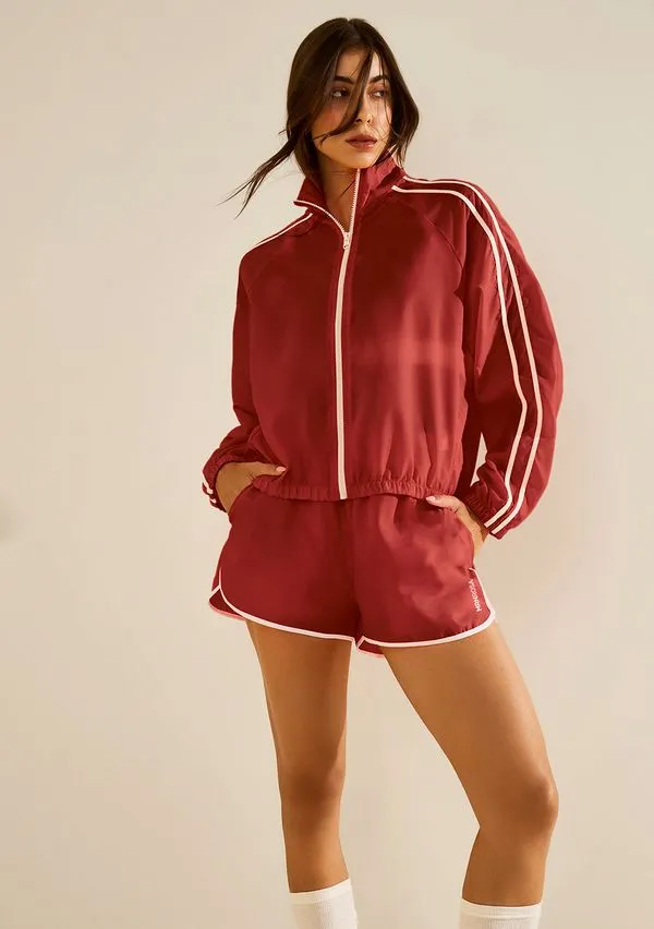 Shorts Morena Rosa Amplo Alta Marrom G
