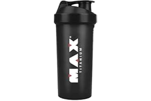 Max Titanium Coqueteleira 1 Dose (700Ml) - Preta -