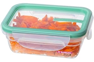 Sanremo - Pote Plástico Hermético de 330 ml e Tampa com Travas, Linha Freshy