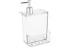 Coza - Multi Dispenser para Objetos de Banheiro - Transparente (Cristal)