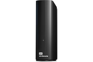 Western Digital Disco rígido externo de mesa Elements de 22 TB, disco rígido externo USB 3.0 para armazenamento plug-and-play