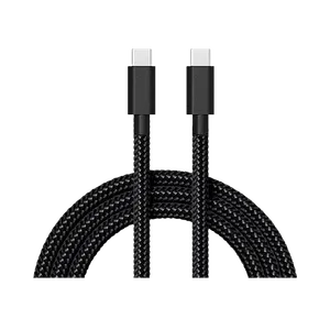 Cabo de dados de carga Motorola USB-C P/ USB-C 1.5 metros acabamento cordão Preto