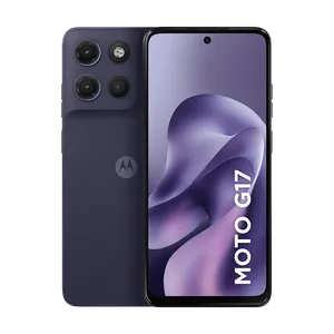 Smartphone Motorola Moto g17 256GB 12GB (4GB RAM + 8GB RAM Boost) camera 50MP Sony Lytia 600, tela FHD+ 60hz, bateria 5200 mAh - Roxa