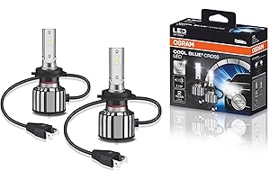 KIT LED COOL BLUE CROSS H7 OSRAM - 64210CW CBC - Potência 23W - Tensão 12V - 2 anos de Garantia - 6000K Branca Azulada