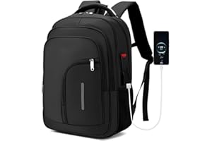 Mochila Masculina Reforçada Executiva Grande Mochila para Notebook Trabalho Viagem Escola com Cabo de Aço Impermeável Antifur