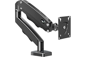 ELG, F80N, Suporte Articulado de Mesa, Pistão a Gás, Design Compacto e Retrátil, Ergonômico, Monitores 17'' a 35'', 2kg a 9kg