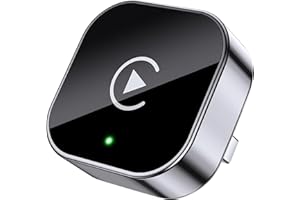 Adaptador CarPlay Sem Fio e Android Auto Sem Fio, Dongle USB 2 em 1 Plug & Play, Conexão Rápida, Suporte Navegação, Música e