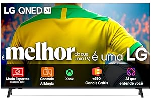 Smart TV 4K 65" LG QNED73 Portal de Games Processador AI α7 Ger8 4K Super Upscaling Google Cast Integrado Controle AI Magic W