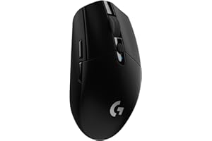 Mouse Gamer Sem Fio Logitech G305 LIGHTSPEED com 6 Botões Programáveis e Até 12.000 DPI - Preto