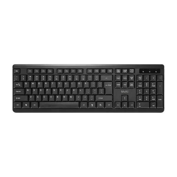 Teclado Sem Fio TS10 USB 2.4GHz Preto Multi - TC607 TC607