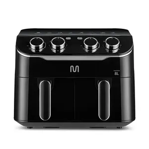 Air Fryer Multi 8L com 2 Gavetas 2500w 220v Preta - GO234OUT [Remanufaturado] GO234OUT
