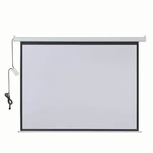 Tela de Projeção Retrátil Elétrica 203 X 152cm 220v - AC355OUT [Reembalado] AC355OUT