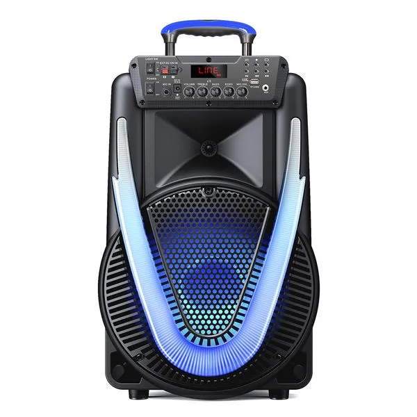 Caixa de Som Acústica Multilaser Sunny II 15 Pol. 800W BT/ AUX/ SD/ USB/ FM - SP396OUT [Remanufaturado] SP396OUT