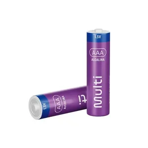 Pilha Alcalina AAA Com 4 Unidades Multi - PA002 PA002