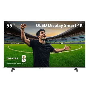 Smart TV QLED 55" 4K Toshiba 55C450NS Google TV 3 HDMI 2 USB Wi-Fi - TB035MOUT [Reembalado] TB035MOUT
