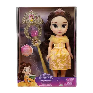 Boneca Princesas Disney Bela com varinha e tiara Multikids - BR2328OUT [Reembalado] BR2328OUT
