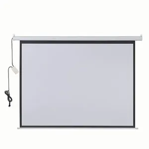 Tela de Projeção Retrátil Elétrica 203 X 152cm 127v - AC350OUT [Reembalado] AC350OUT