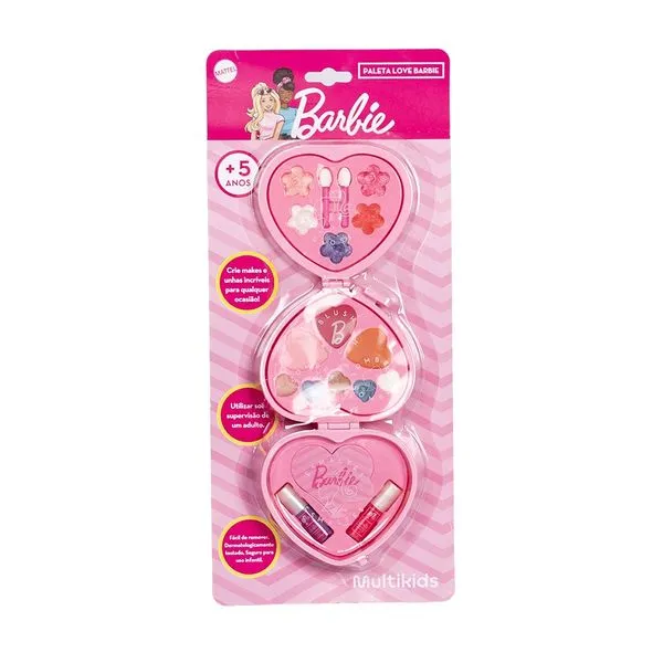 Paleta Love Barbie Multikids - BR2426OUT [Remanufaturado] BR2426OUT