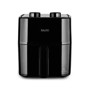 Fritadeira Elétrica Air Fryer 3L 1200W 220V Preta Multi - GO251OUT [Reembalado] GO251OUT
