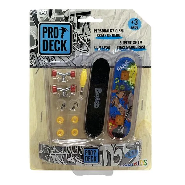 Prodeck Skate de Dedo Personalizável 1Pc Multikids - BR1803OUT [Reembalado] BR1803OUT