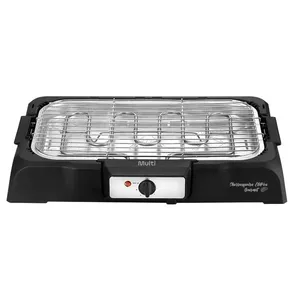 Churrasqueira Elétrica 2000W com Controle de Temperatura Preto com Inox Multi - 220v - GO132OUT [Reembalado] GO132OUT