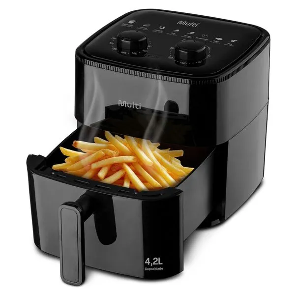 Fritadeira Elétrica Air Fryer 4,2L 1350W 220v Multi - GO253 GO253