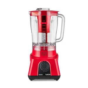 Liquidificador 2,6L Turbo Vermelho 1200w-127v c/ 12 Velocidades Multi Home - LQ1203OUT [Reembalado] LQ1203OUT