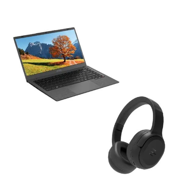 Notebook Ultra, Linux 15,6 Pol. Intel Celeron 240GB SSD 8GB RAM + Headphone Pulse UB2621KB UB2621KB