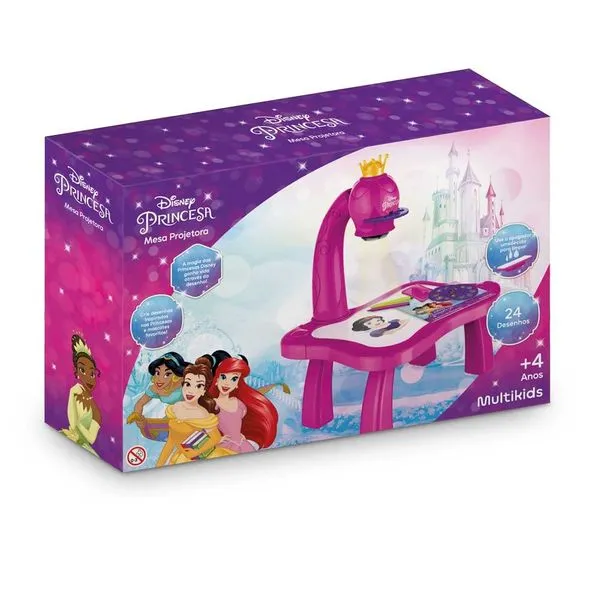 Mesa Projetora Disney Princesas Multikids com 24 Desenhos - BR2133OUT [Reembalado] BR2133OUT