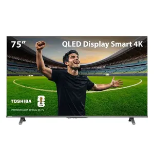 Smart TV QLED 75" 4K Toshiba 75C450NS Google TV - TB037MOUT [Reembalado] TB037MOUT