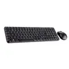 Kit Teclado e Mouse Sem Fio CS200 Multimídia USB 1000dpi Teclas Compactas Preto Multi (Multilaser) - TC183OUT [Reembalado] TC183OUT